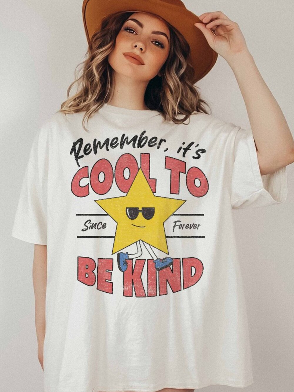 322 | Cool to be Kind Graphic Tee - Oversized